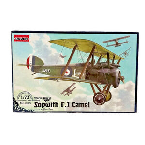 Roden No. 053 1/72 Sopwith F.1 Camel w/Bentley Model Kit NIB